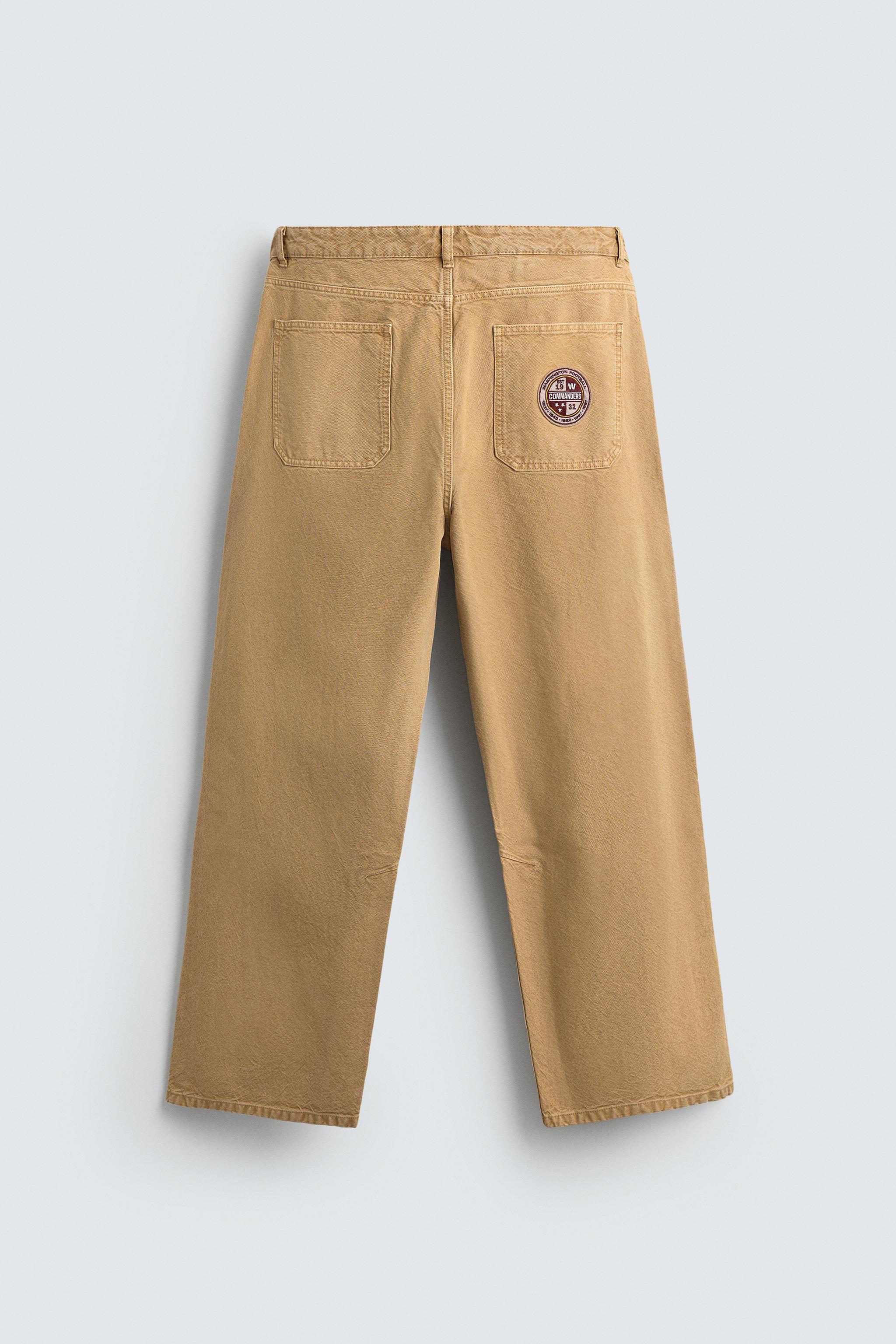 NFL WASHINGTON COMMANDERS EMBROIDERED PATCH BAGGY FIT PANTS